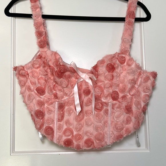 NWT For Love and Lemons Skye Bustier Top (XL) - Picture 5 of 6